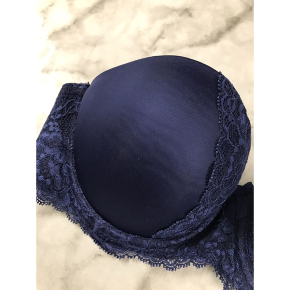 Victoria's Secret Dream Angels Multi-Way Women 32C BLUE Nude Strapless Bra - Picture 4 of 7